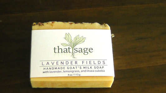 Handmade Goat's Milk Soap - Lavender Fields
