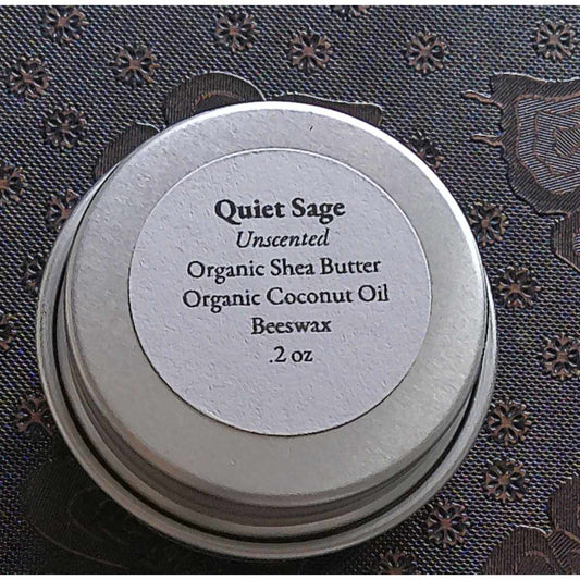 Quiet Sage  –  Unscented Organic Balm (USA-Made)